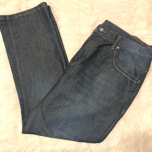 Steve’s Jeans Dark Wash Straight Leg Denim 42/30 - Picture 2 of 8